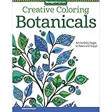 creative coloring botanicals art activity pages to relax and enjoy