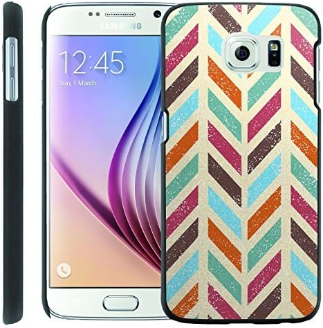 [ManiaGear] [GUARD] Design Graphic Image Shell Cover Hard Case (Chevron Retro) for [Samsung Galaxy S6]
