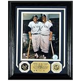 Highland Mint Mickey Mantle & Roger Maris Photo Mint w/ 2 24KT Gold Coins