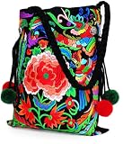 Oriental Charm sac de broderie -Multicolore