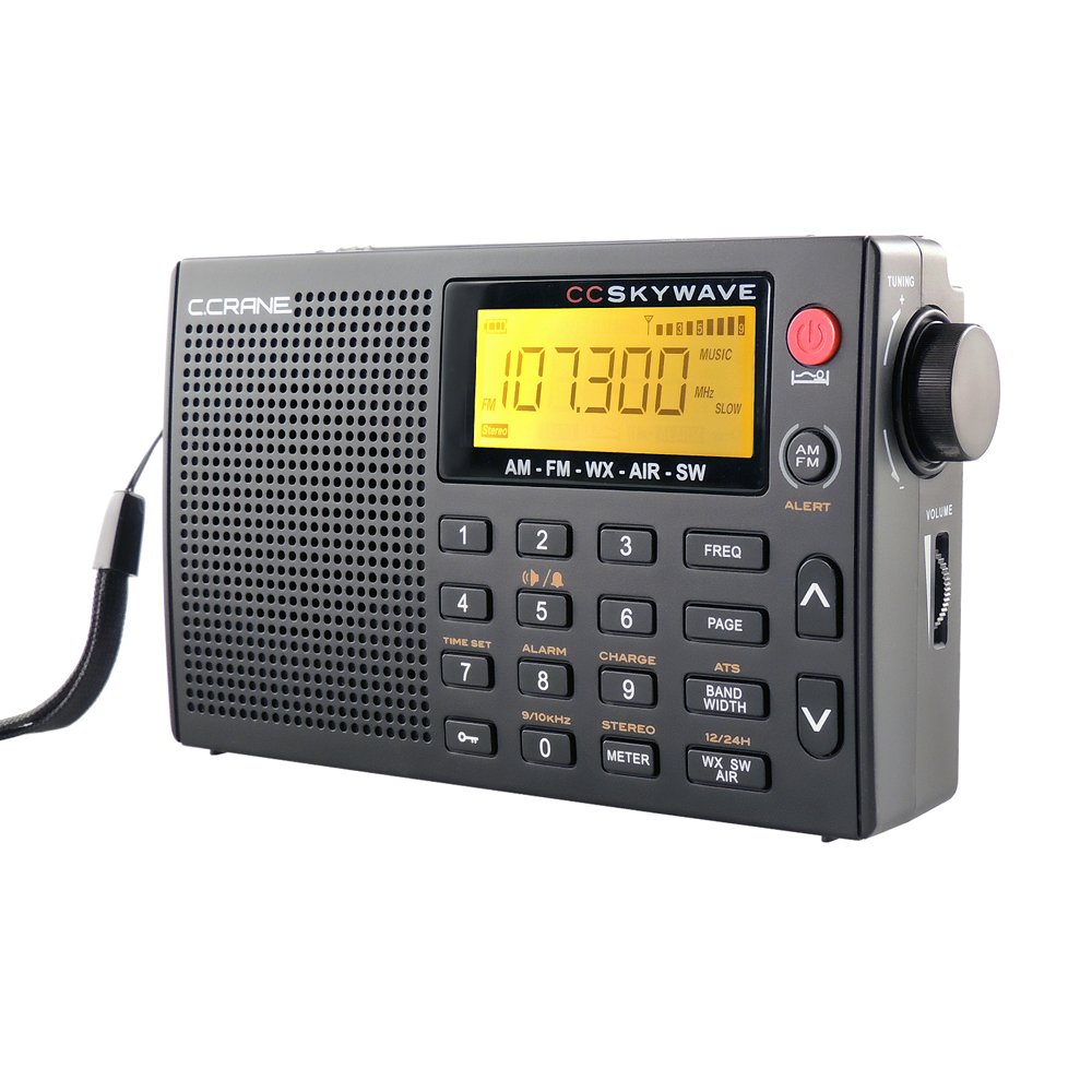 C Crane CC Skywave AM FM Shortwave Weather AND Airband Portable Travel