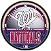 MLB Washington Nationals Round Clock
