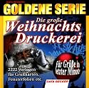 Goldene Serie. Die Gro&szlig;e Weihnachts- Druckerei. CD- ROM f&uuml;r Windows 95/98/ Me/ NT/2000. 2222 Vorlagen f&uuml;r Gru&szlig;karten, Fensterfolien etc