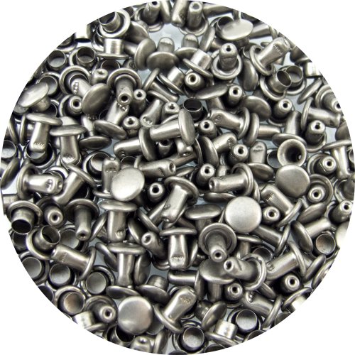 Springfield Leather Company's Antique Nickel Plate Extra Small Double Cap Rivets 100pk
