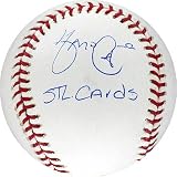 Yadier Molina Autographed Baseball with STL Cards Inscription