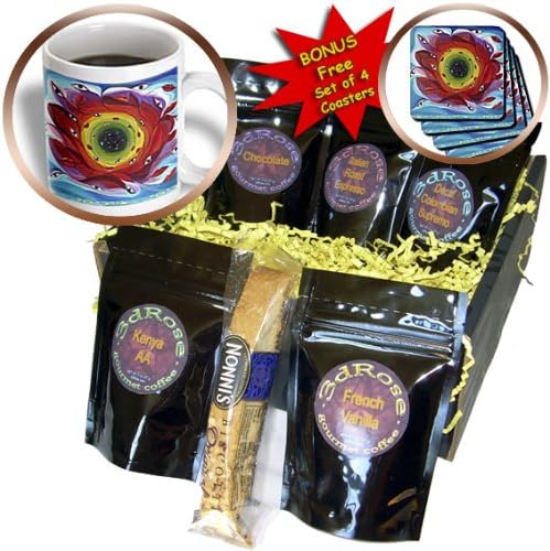 cgb_54901_1 Yelena Rubin Painting Color Abstract - Circle of tunnel, symbolism of life we all have an endless tunnel of love experiences happy or sad - Coffee Gift Baskets - Coffee Gift Basket
