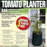 (Price/Pack)Tomato Planter bag. Ideal for patios and balconies. 3 bags per pack