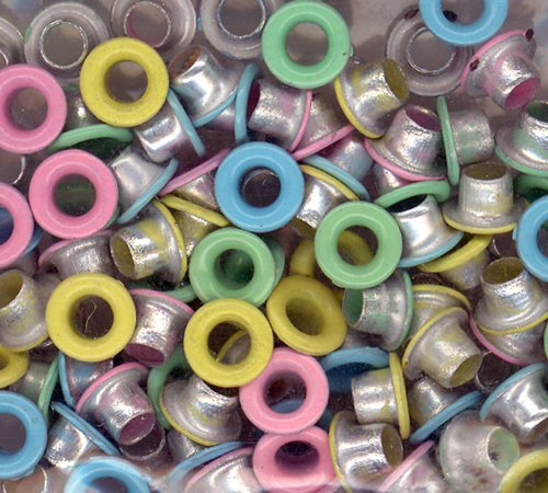 EyeLets Etc 1/8 Inch Round Top Painted Eyelets 