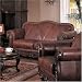 Covington Leather Love Seat By Coaster Furniture With Silver Shipping