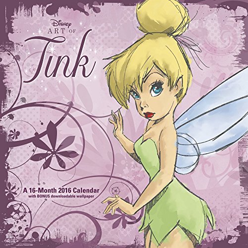 Disney Art of Tink Wall Calendar (2016)