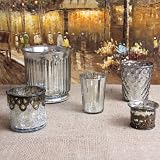 Shabby Cottage Chic Mercury Set Silver