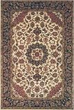 Kerman Rug 2'x3' Ivory/navy