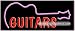 Guitars Neon Sign (13H x 32L x 3D)