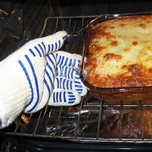 Heat Proof Oven Mitt Glove Resistant Cooking Kitchen 540°f Hot Surface Handler