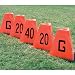 SSG/BSN Poly Flag Football Sideline Marker Set
