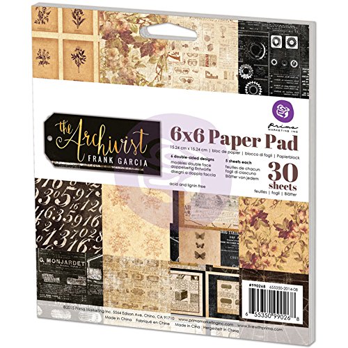 Prima marketing double-sided paper pad 6"x6" …