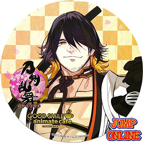 【グッズ-刀剣乱舞(とうらぶ)-ONLINE-×グッドスマイル×アニメイトカフェ限定商品】 メニュー注文特典コースター 第二弾 22.長曽祢虎徹[ディスプレイスタンド付パッケージ]