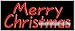 Merry Christmas Neon Sign (13"H x 32"L x 3"D)