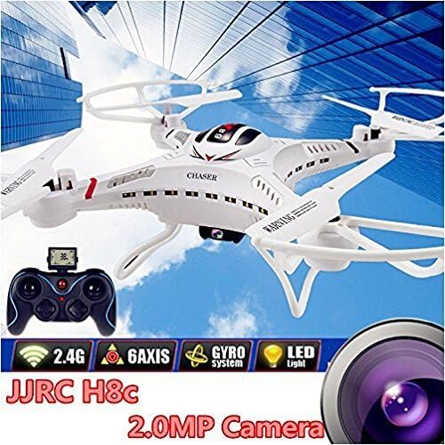 Successory® JJRC H8C DFD F183 2.4G 4CH 6 Axis RC Quadcopter With 2MP Camera RTF-White