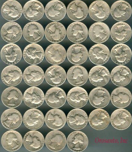 $10 (40ct) Roll 90% Silver Coin - (Washington Quarters)