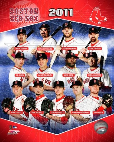 Boston Red Sox - 2011 Team Composite - MLB 8x10 Photo