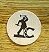 Black Gloss Western Single Horseshoe Hook for the Wall w/token