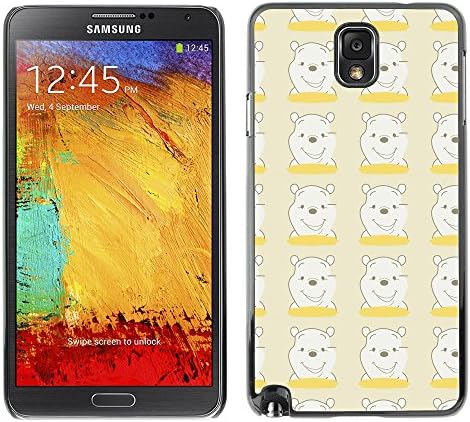 PatternViking PC Polycarbonate Aluminium Back Case Cover Samsung Galaxy Note 3 III ( winnie the pooh )