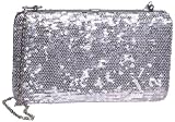 Morgan H11-Yunite.A, Sac &agrave; main femme - Argent, Synth&eacute;tique, Taille unique