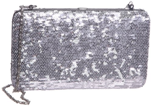 Morgan H11-Yunite.A, Sac &agrave; main femme - Argent, Synth&eacute;tique, Taille unique