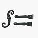 Builders Edge, Inc. 051010001002 Vinyl Decorative Hinge Kit