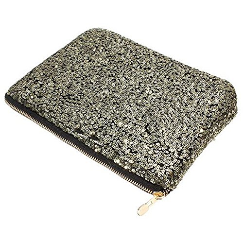Dazzling Glitter Sparkling Bling Sequins Handbag Clutch Evening Party Bag