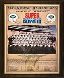 1968 New York Jets NFL Football Super Bowl 3 III Championship 13x16 Plaque