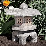 Yukimi Japanese Style Natural Lava Stone Lantern Yukimi Japanese Style Natural Lava Stone Lantern