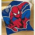 Spiderman Wall Crawler Fleece Blanket Throw