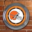 Cleveland Browns Team 14" Neon Clock NFL Football Fan Shop Sports Team Merchandise