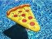 Babrit Pool Swimming Float Water Float Yellow Inflatable Floating Slice of Pizza Pool Raft