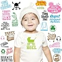 Organic Baby Short Sleeve Lap T w/ Assorted Designs