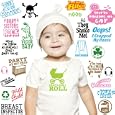 Organic Baby Short Sleeve Lap T w/ Assorted Designs