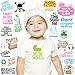 Organic Baby Short Sleeve Lap T w/ Assorted Designs