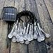 Goodia Solar Outdoor String Lights, 15.7ft 20 LED Water Drop Icicle Ambiance Lighting for Indoor,Bedroom,Patio,Lawn,Landscape,Fairy Garden,Home,Wedding,Holiday,Christmas Tree,Party