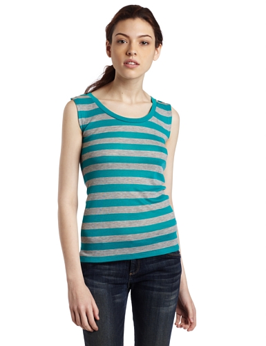 DC Juniors Tina Tank,Columbia Green,Medium