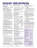 Entourage 2008 Introduction Quick Reference Guide (Cheat Sheet of Instructions, Tips & Shortcuts - Laminated)