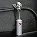 YiF TSA-Accepted Straight Barrel Cable Sentry Key Lock with Skull Head for Suitcase Luggage Computer Bag (Silver)