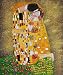 Art Reproduction Oil Painting - Klimt Paintings: The Kiss (Fullview) - Classic 20