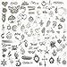 100 Mix No Repeated Silver Pewter Charms Pendants Mega Mix DIY for Jewelry Making and Crafting