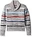 Nautica Boys' Shawl Collar 'Merry Mariner' Striped Sweater with Button Closure