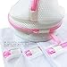Delicates Laundry Bags (Set of 5 + 1 Non-woven Bag) - Washing Bags for Blouse, Hosiery, Stocking, Underwear, Bra and Lingerie, Pink