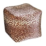 Animal Leopard Cube Tuffet By Elite Furniture