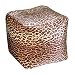 Animal Leopard Cube Tuffet By Elite Furniture