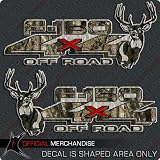 F-150 4x4 Whitetail Deer Truck Sticker Decal Camouflage Camo